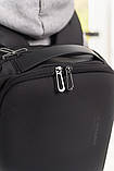 Компактний рюкзак для ноутбука 15.6 дюймів Mark Ryden MR9008 з ортопедичною спинкою (Чорний), фото 8