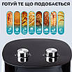 Аерофритюрниця SOKANY SK-10024 6.5 л 1500 Вт із терморегулятором для смаження картоплі та курячих крилець, фото 8