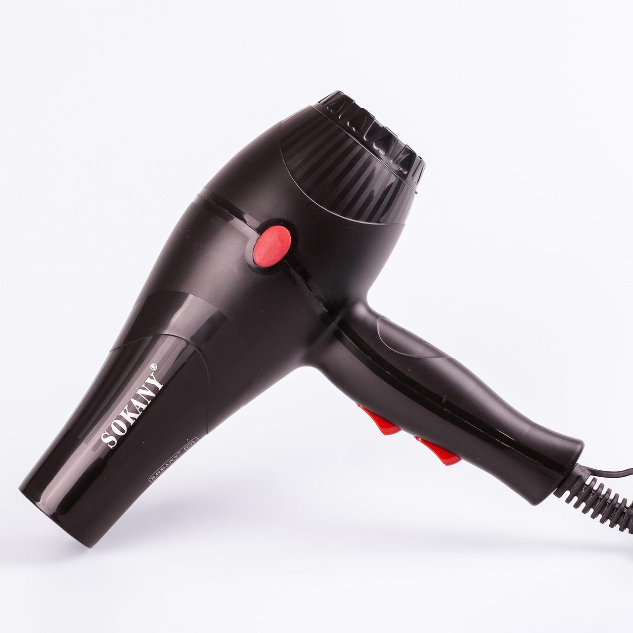 Фен для волосся Sokany SK-3210 2600 Вт із концентратором холодне та гаряче повітря 3 режими швидкості