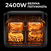 Аерофритюрниця SOKANY SK-10008 10 л 2400 Вт із двома відділеннями сенсорна без олії для смаження та запікання, фото 6