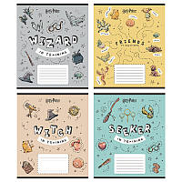 Зошит шкільний 12 аркушів коса лінія Kite Harry Potter HP24-235, 68139