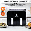 Аерофритюрниця SOKANY SK-10008 10 л 2400 Вт із двома відділеннями сенсорна без олії для смаження та запікання, фото 4