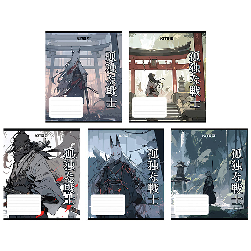 Зошит шкільний 18 аркушів лінійка Kite Anime K24-237, 68184, фото 1