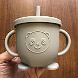 Набір силіконового посуду для дітей, фото 3