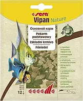 Корм для декоративных рыб питающихся на поверхности воды Sera Vipan Nature хлопья 12 г