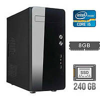 Компьютер DTOP Business i507 SSD Tower / Core i5-3470 (4 ядра по 3.2-3.6 GHz) / 8GB DDR3 / 240GB SSD / HD