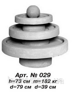 Фонтан «Сатурн» D=79 см, d=39 см, Н=73 см - фото 1 - id-p2144715546