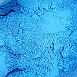 Пігмент флуоресцентний неон блакитний FBLUE 1 кг., фото 2