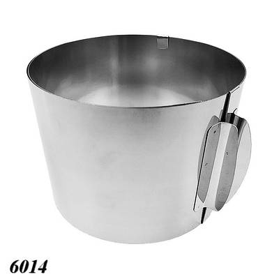 Форма нержавійка розсувна кільце d 16х30 h 14 см