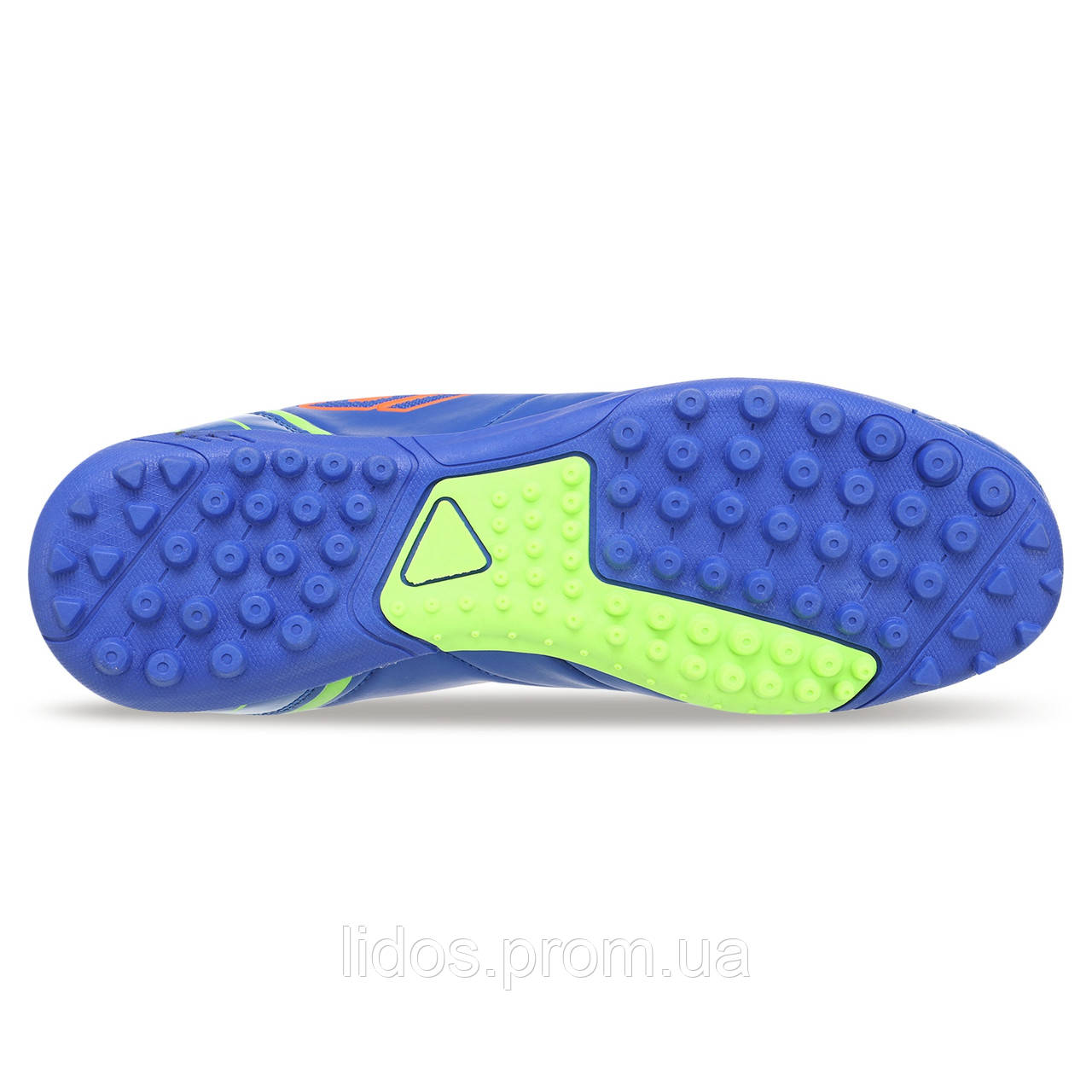 Сороконожки обувь футбольная Aikesa 2605 размер 43 цвет синий ld - фото 2 - id-p2144425915