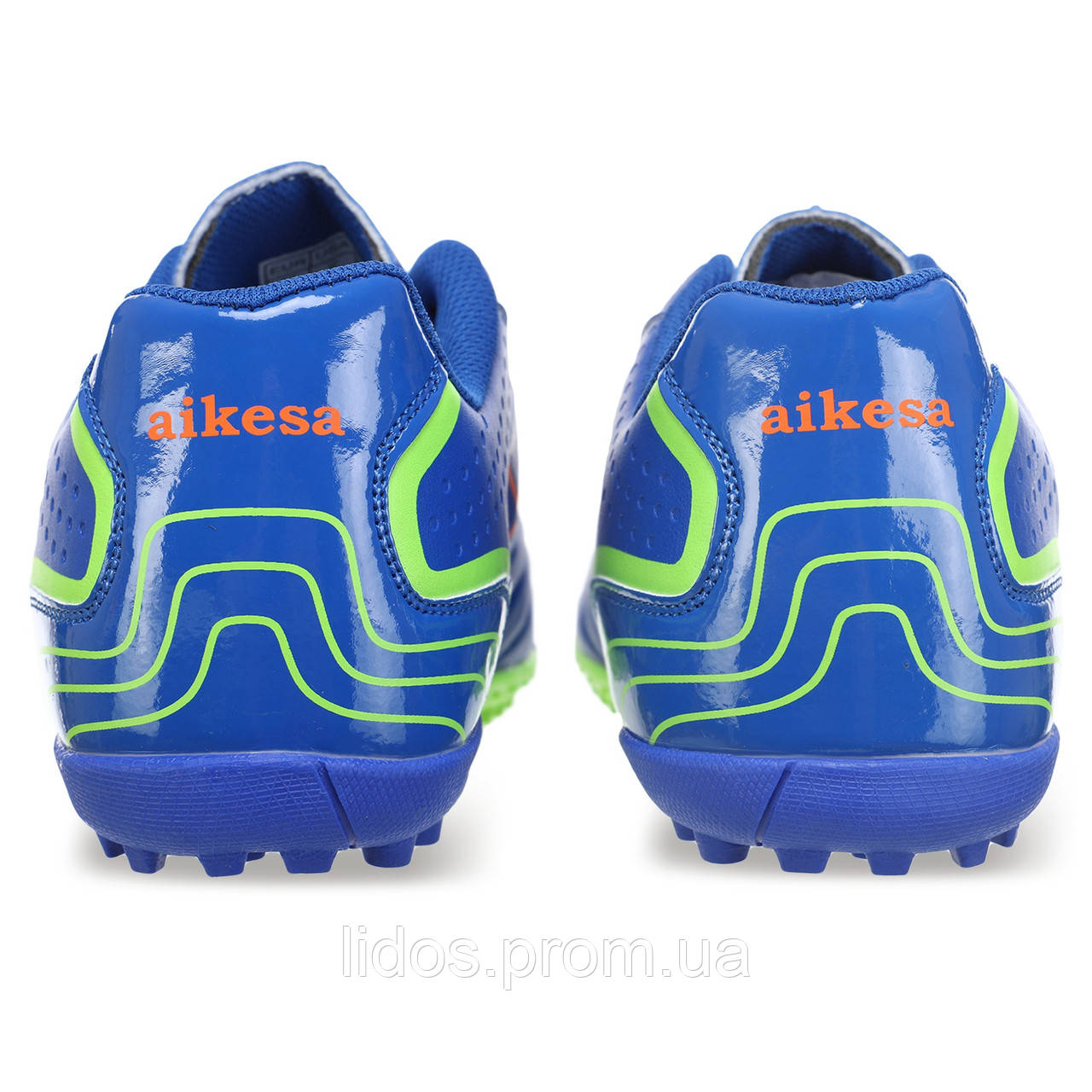 Сороконожки обувь футбольная Aikesa 2605 размер 43 цвет синий ld - фото 6 - id-p2144425915
