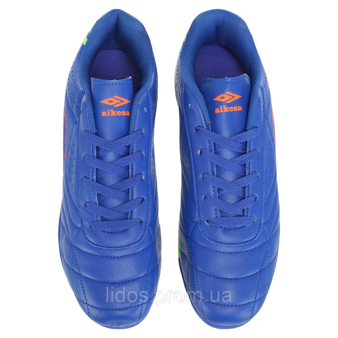 Сороконожки обувь футбольная Aikesa 2605 размер 43 цвет синий ld - фото 7 - id-p2144425915