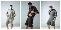 Костюм из шорт и футболки мужской Calvin Klein, комплект на лето кельвин кляйн, брендовая футболка и шорты