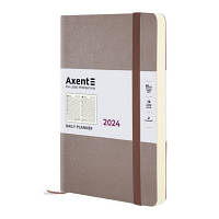 Щоденник Axent 2024 Partner Soft Earth Colors, 145x210 мм, коричневий (8820-24-01-A)