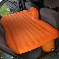 Автомобильный матрас автоматрас на заднее сиденье Оранжевый
