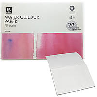 Альбом-планшет для акварелі "Water colour paper" / A4 / 20 аркушів / 300г/м² / скетчбук клеєний / 430020-N