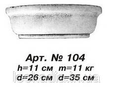 Капітель колони D=33 см, Н=11 см