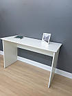 Стіл білий письмовий шириною 120 см для дому та офісу, фото 2