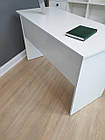 Стіл білий письмовий шириною 120 см для дому та офісу, фото 3