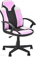 Крісло X Rocker Saturn PC Office White/Pink/Grey (5120401)
