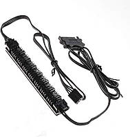 FAN hub (контролер) для вентиляторів ID-Cooling FH-07 на 7 портів 12V чорний новий #