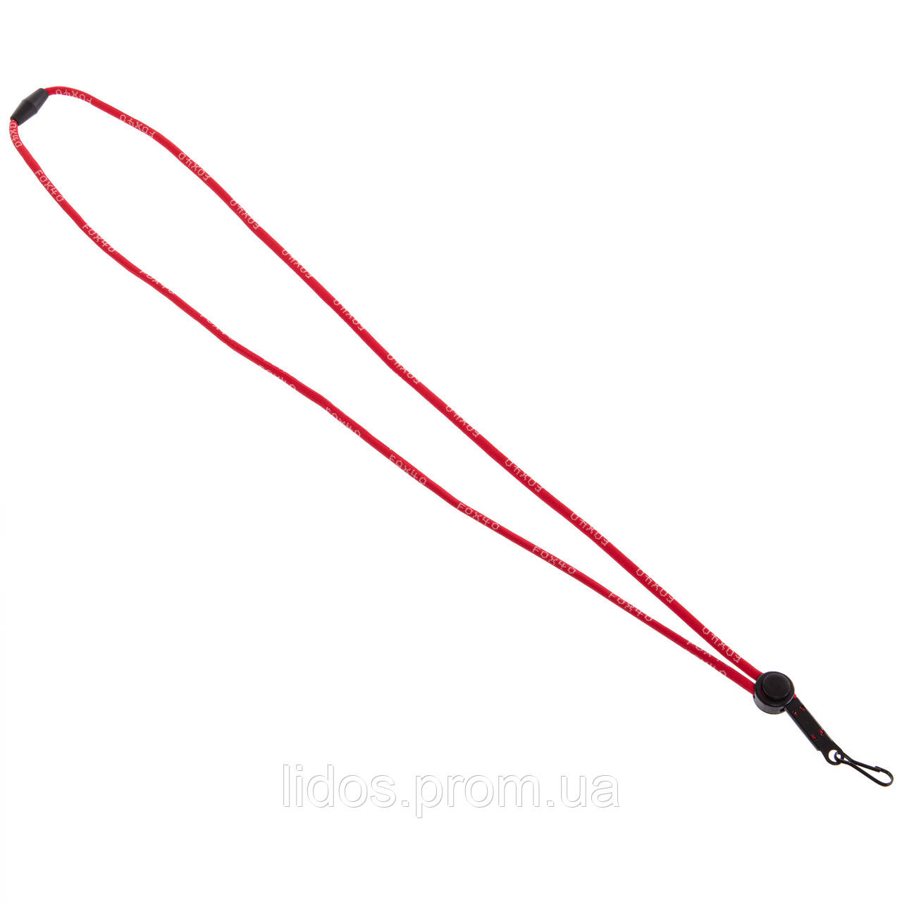 Шнурок-ремешок для свистка с карабином BREAKAWAY LANYARDS FOX40-100 цвет красный ld - фото 1 - id-p2144407251