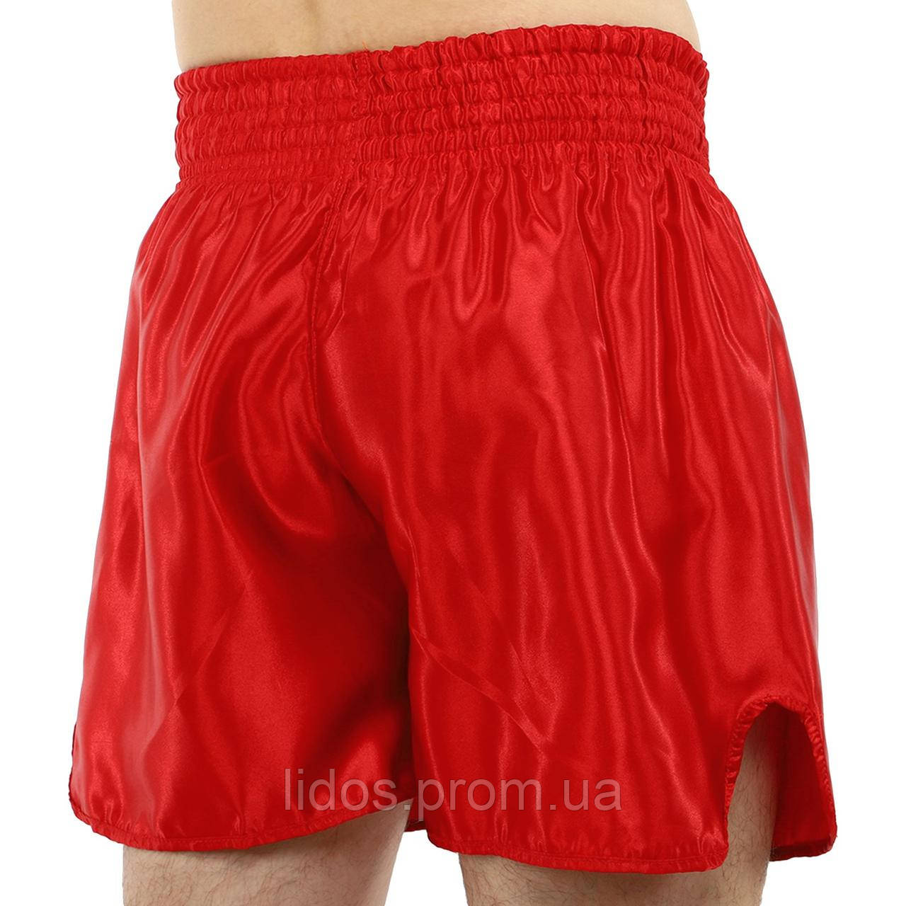 Шорты для тайского бокса и кикбоксинга TWN SPECIAL BO-9949 размер XL цвет красный ld - фото 4 - id-p2144407260