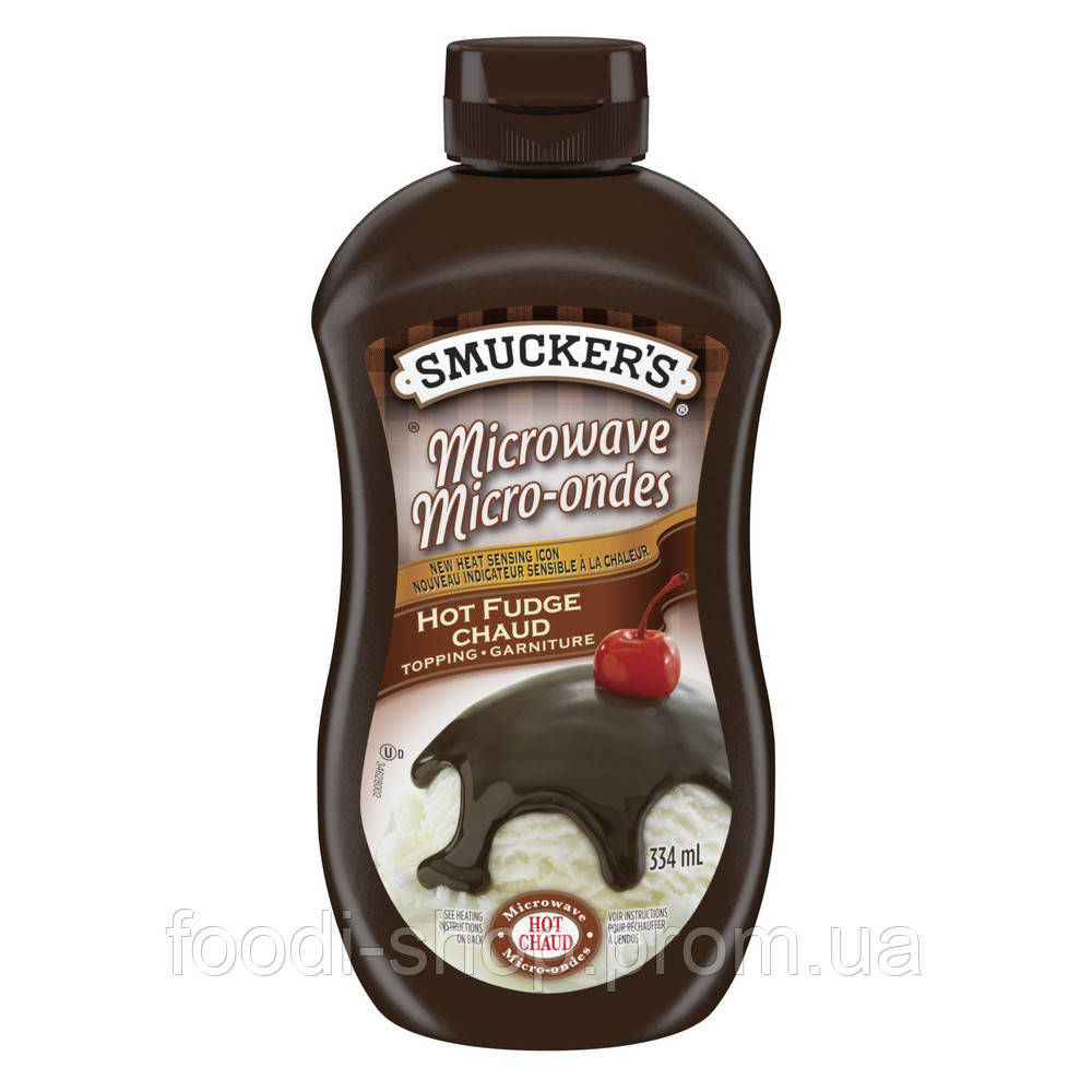 Smucker's Microwave Hot Fudge Topping 334ml. шоколадна поливка