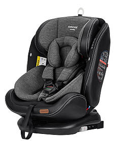 Автокрісло  з поворотом ISOFIX CARRELLO Asteroid Magnet Gray 0+1/2/3 до 12 років (від 0 до 36 кг) Сірий