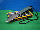 Ніж складаний Browning US Tanto G10 Liner-Lock Аssist оливковий 22 см, фото 10