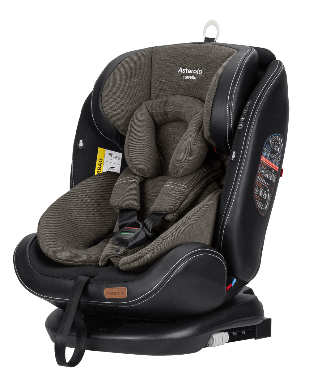 Автокрісло з поворотом ISOFIX CARRELLO Asteroid Hunter Green 0+1/2/3 до 12 років (від 0 до 36 кг) Зелений