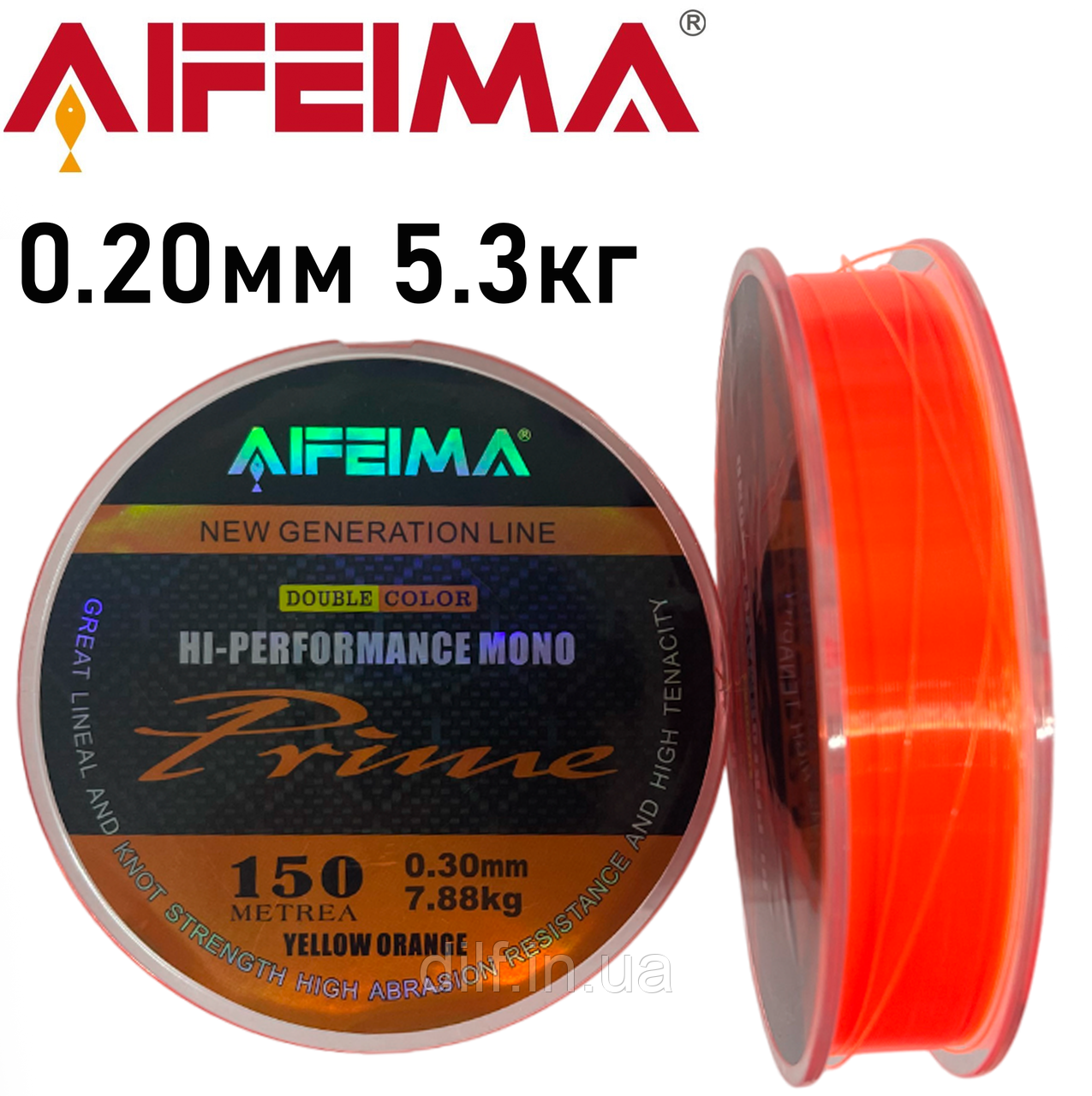 Волосінь Feima Prime  150m Orange (0.35мм 9.5кг) AIFEIMA