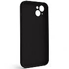 Чохол Silicone Full Camera для Apple iPhone 15 Plus Black, фото 2