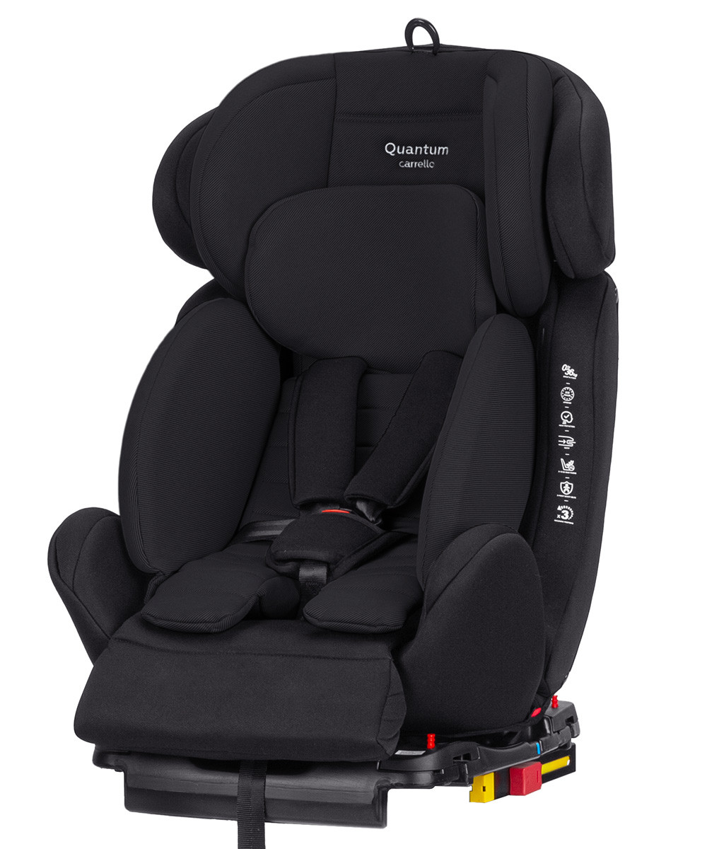 Автокрісло ISOFIX Quantum CARRELLO Space Black група 0+1+2+3 /2/ з народження до 12 років (0-32 кг) Чорний