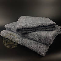 Махровое полотенце серое (50*90)