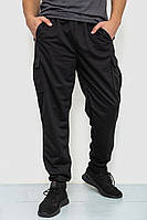 Спорт штаны мужские, цвет черный, размер M, 244R41266