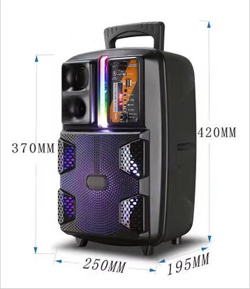 Колонка HOCO BS37 Bluetooth валіза з мікрофоном, фото 2