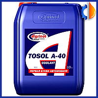 Охолоджувальна рідина для авто Агрінол Тосол А-40 10 літрів, універсальний якісний антифриз Agrinol