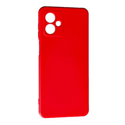 Силикон Case SMTT Motorola G14,  Red, фото 2