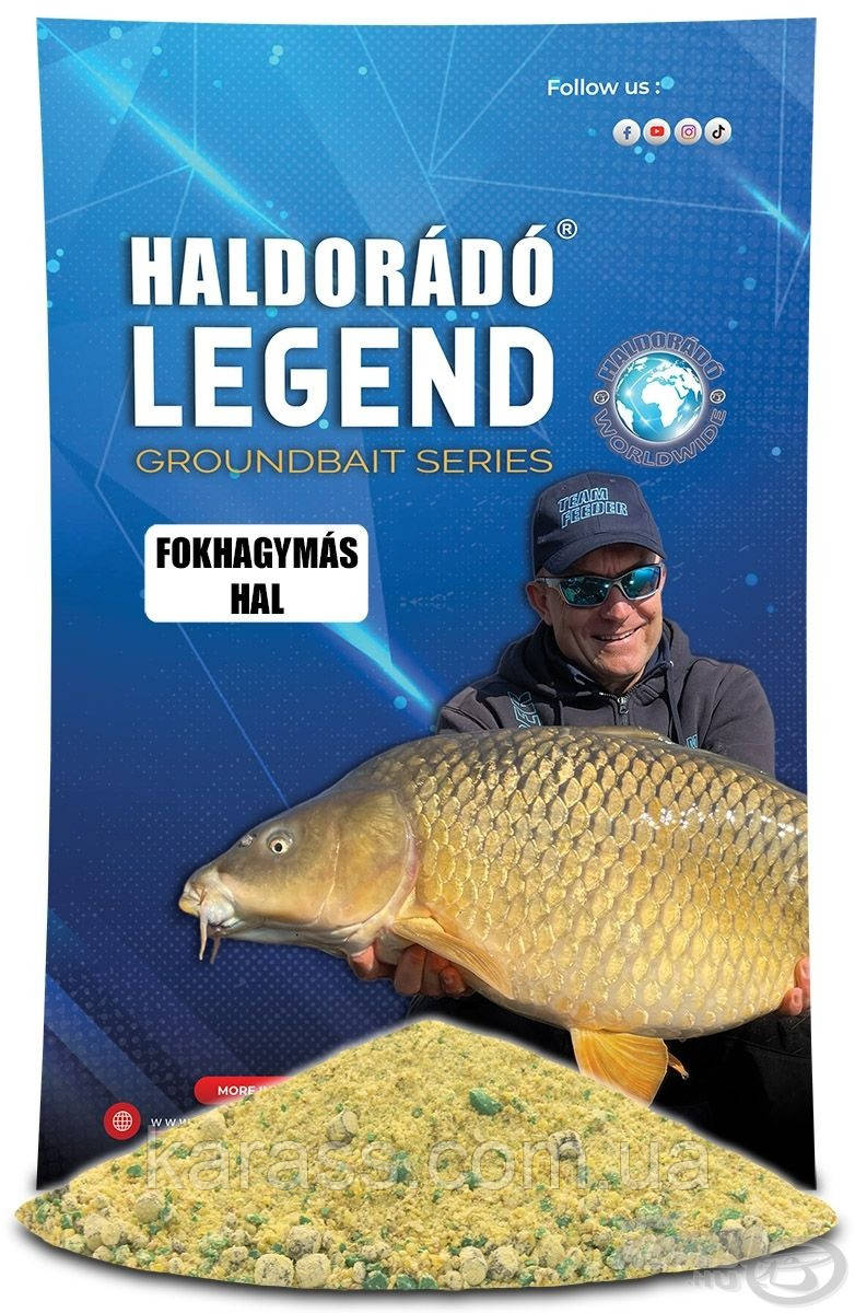 HALDORÁDÓ LEGEND Groundbait - Fokhagymás Hal