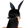 Шкіряна маска Зайчики Art of Sex — Bunny mask, колір Чорний, фото 2