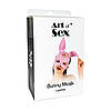 Шкіряна маска Зайчики Art of Sex — Bunny mask, колір Чорний, фото 5