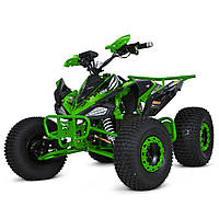 Электроквадроцикл для подростка на мощном моторе Profi HB-EATV1000B-5(MP3) Зеленый