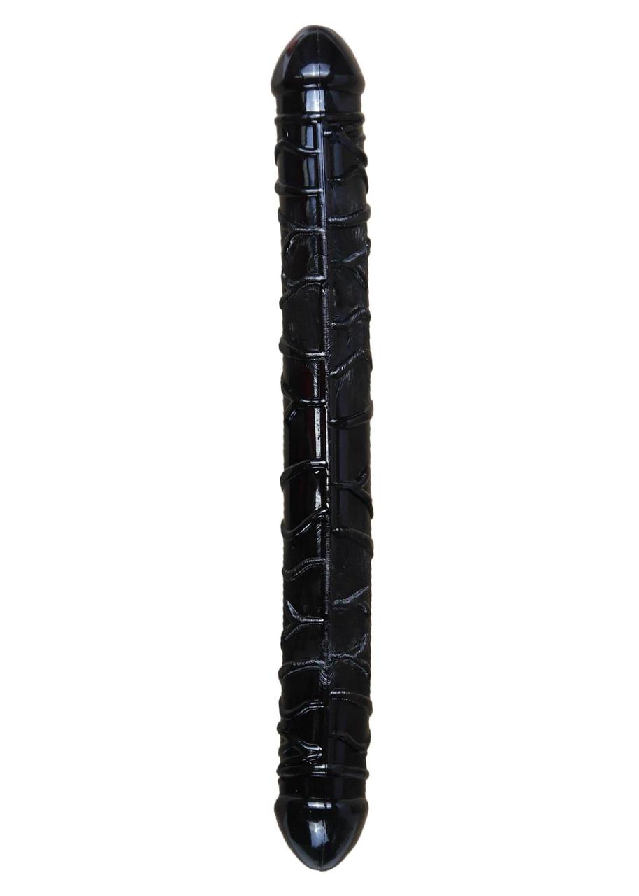 Фалоїмітатор двосторонній — Flexible Double Dong Black