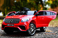 Дитячий електромобіль Mercedes-Benz AMG GLC63 4WD (фарба, червоний колір)