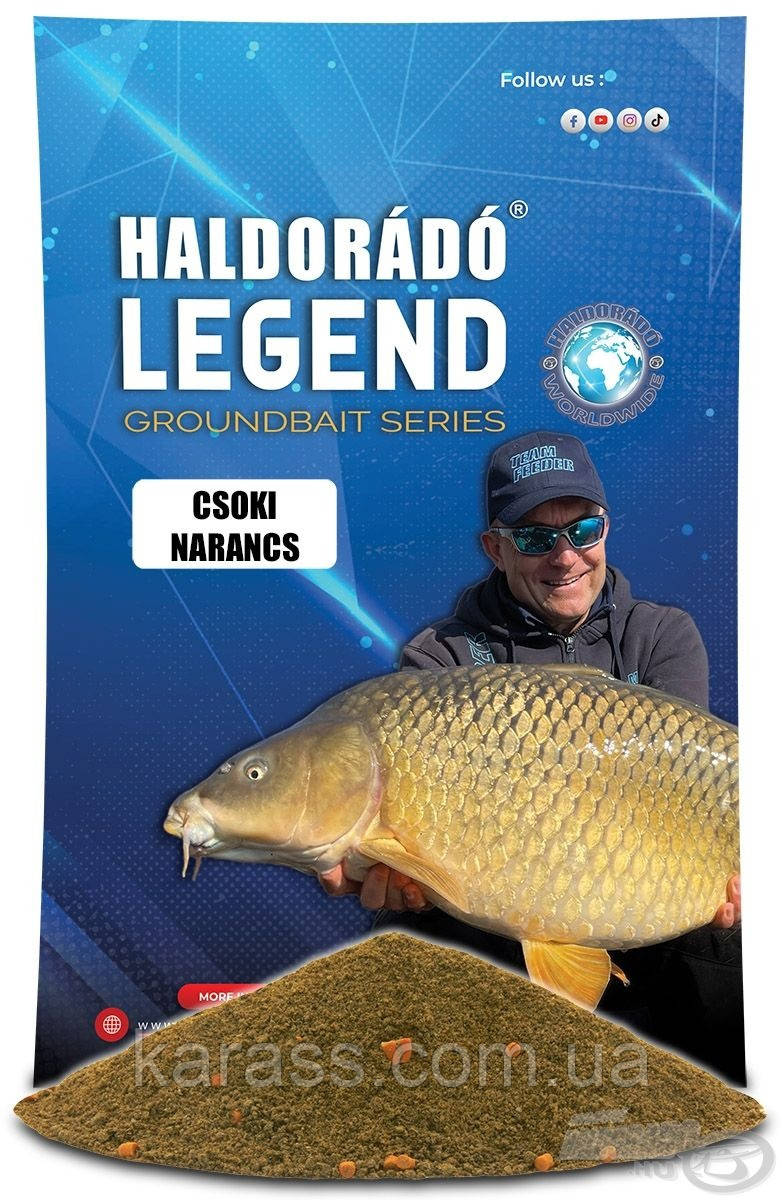 HALDORÁDÓ LEGEND Groundbait - Csoki Narancs