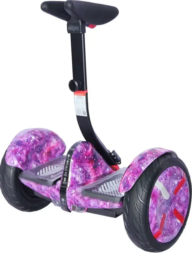 Сигвей Ninebot Mini Pro 36v гіроскутер із ручкою фіолетовий космос