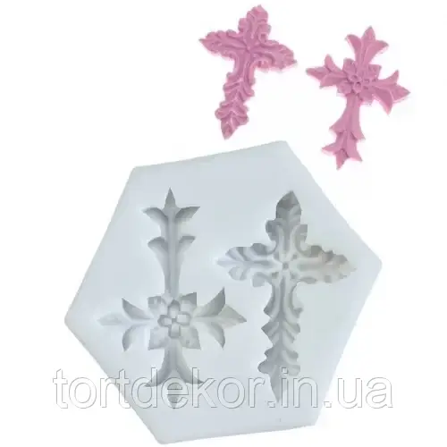 Силіконовий молд "Хрестики", фото 1