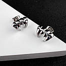 Сережки з нержавіючої медичної сталі, фото 2