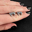 Сережки з нержавіючої медичної сталі, фото 3